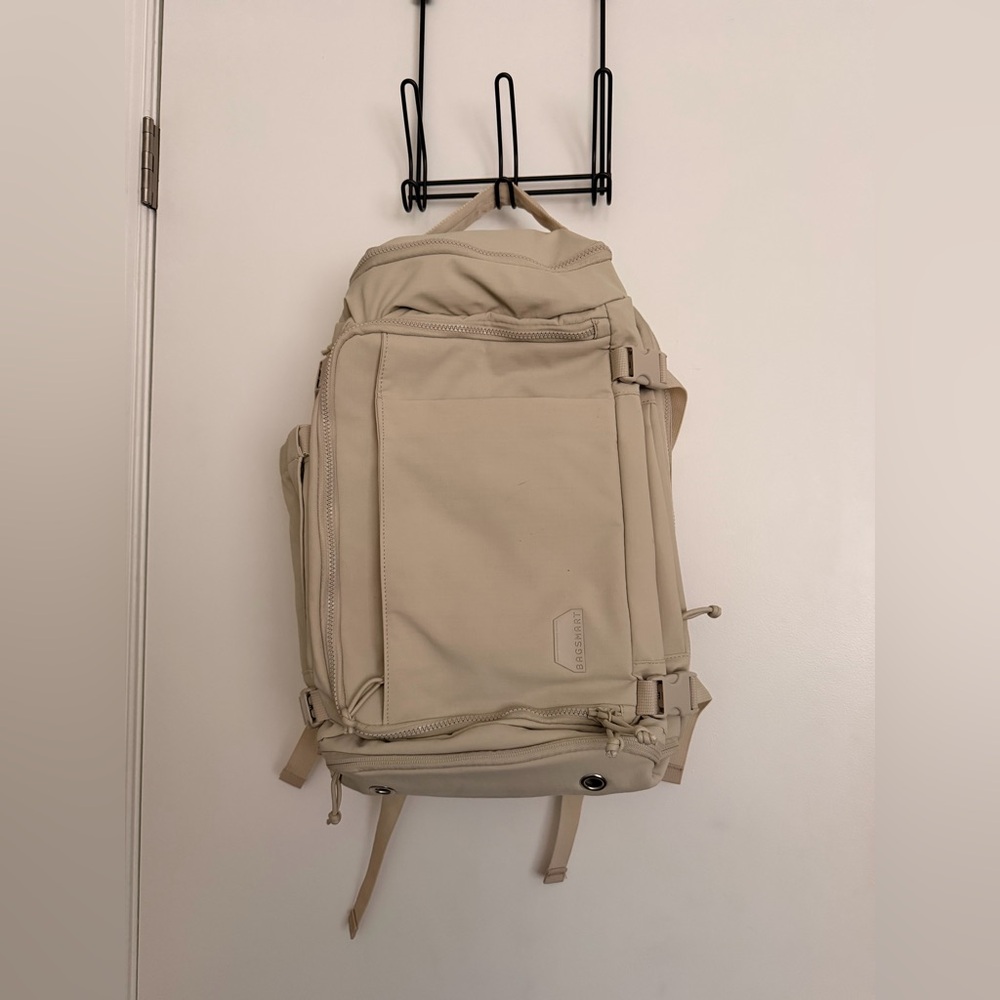 Bagsmart Beige Travel Backpack